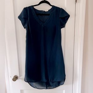 Navy blue shift dress